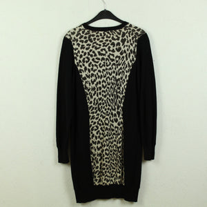 Second Hand THAKOON Kleid mit Wolle Gr. M  schwarz Leopard Animalprint (*)