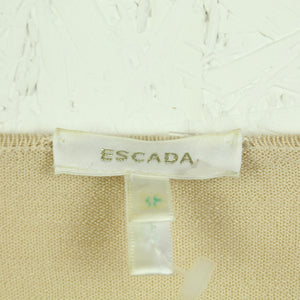 Second Hand ESCADA Pullover Gr. 38 beige mit Wolle (*)