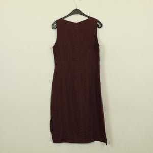 Vintage Leinenkleid Gr. L braun Leinen Kleid