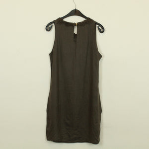 Second Hand MADE IN ITALY Leinenkleid Gr. 38 braun Leinen Kleid (*)