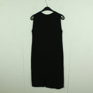 Vintage Kleid Gr. M schwarz uni Etuikleid Basic