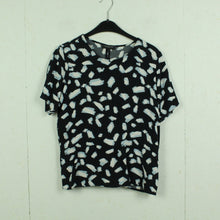 Laden Sie das Bild in den Galerie-Viewer, Second Hand SELECTED FEMME Bluse Gr. 36 blau abstrakt gemustert (*)