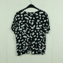 Laden Sie das Bild in den Galerie-Viewer, Second Hand SELECTED FEMME Bluse Gr. 36 blau abstrakt gemustert (*)