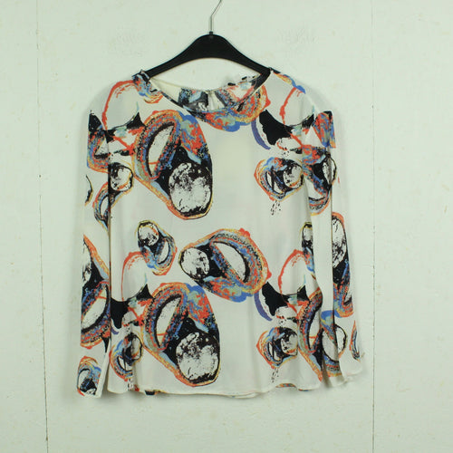 Second Hand & OTHER STORIES Bluse Gr. 36 weiß bunt Langarmbluse (*)