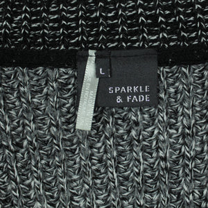 Second Hand SPARKLE & FADE Pullover Gr. L schwarz grau meliert Strick (*)