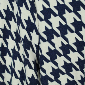 Second Hand BAUM & PFERDGARTEN Kleid Gr. M blau weiß Hahnentritt Muster (*)