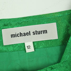 Second Hand MICHAEL STURM Seidenkleid Gr. 40 (UK12) grün Kleid Seide (*)