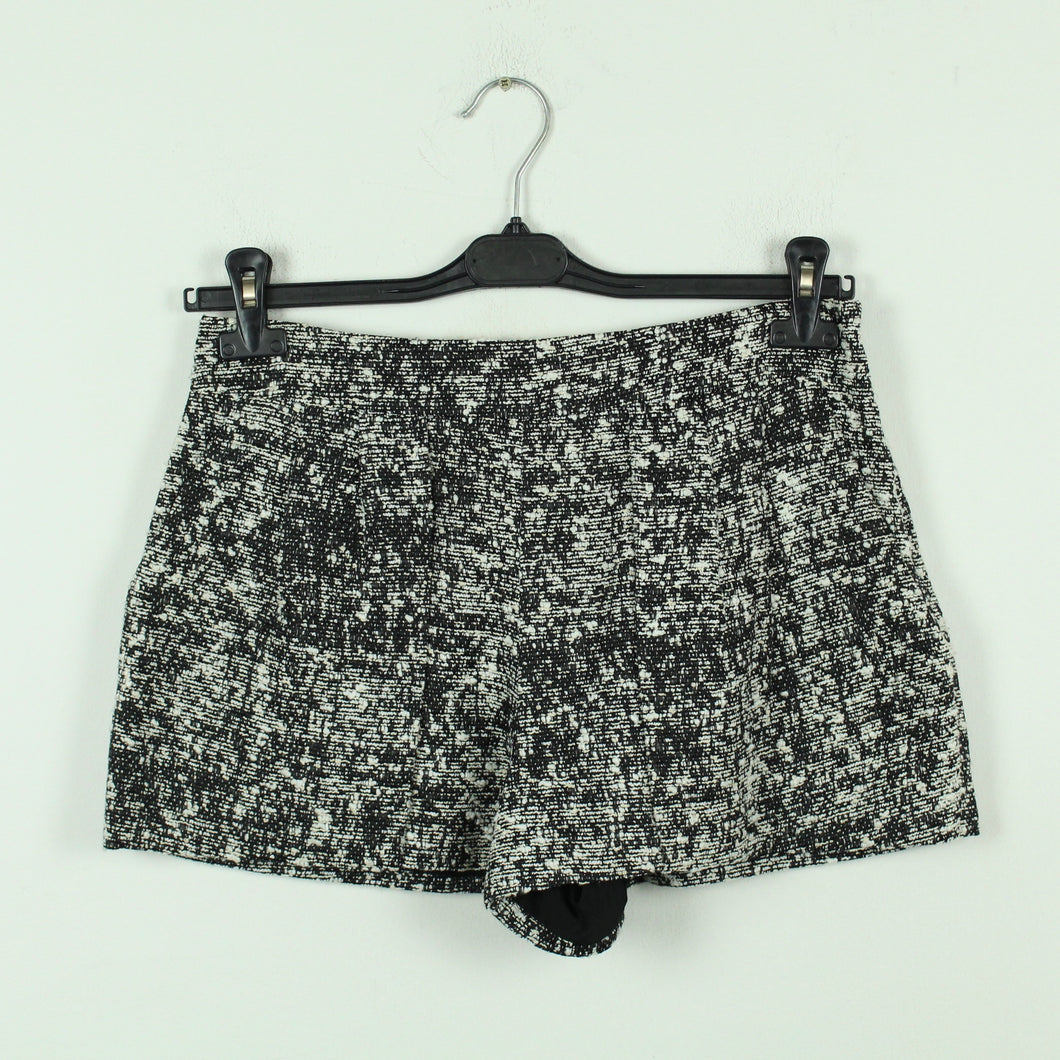 Second Hand PROENZA SCHOULER Shorts mit Seide Gr. S schwarz weiss Designer (*)