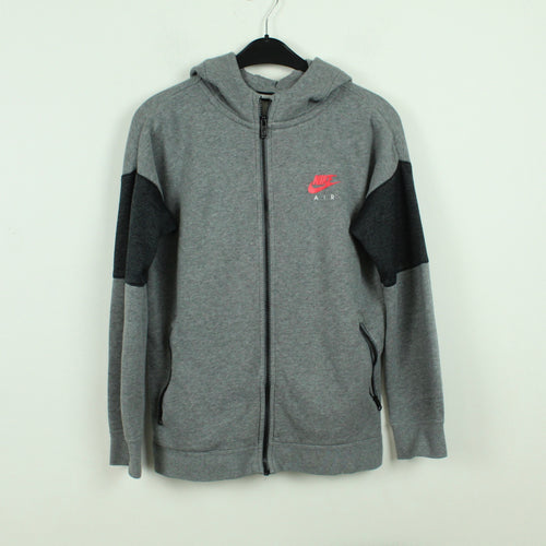 Second Hand NIKE Jacke Gr. XL grau Hoodie (*)