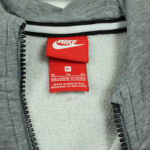 Laden Sie das Bild in den Galerie-Viewer, Second Hand NIKE Jacke Gr. XL grau Hoodie (*)