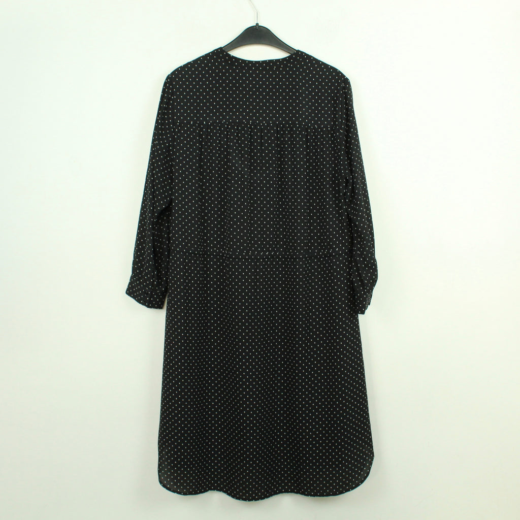 Second Hand SELECTED FEMME Kleid Gr. 40 schwarz weiß gepunktet (*)