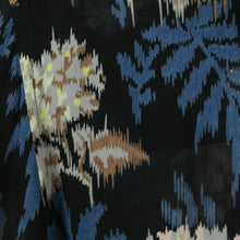 Laden Sie das Bild in den Galerie-Viewer, Second Hand GANNI Bluse Gr. M schwarz mehrfarbig gemustert (*)