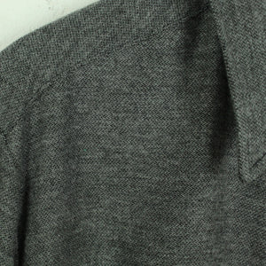 Vintage Flanellhemd Gr. M grau meliert Hemd