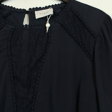 Laden Sie das Bild in den Galerie-Viewer, Second Hand VILA CLOTHES Kleid Gr. 40 dunkelblau (*)