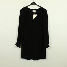 Laden Sie das Bild in den Galerie-Viewer, Second Hand SÉZANE Seidenkleid Gr. 36 schwarz Seide Kleid NEU (*)