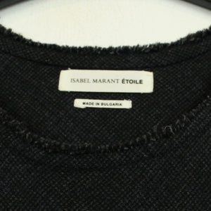Second Hand ISABEL MARANT ÉTOILE Kleid mit Wolle Gr. 38 schwarz grau (*)