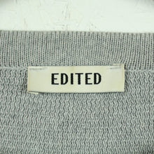 Laden Sie das Bild in den Galerie-Viewer, Second Hand EDITED Pullover Gr. S grau oversized mit Wolle (*)