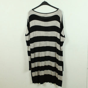 Second Hand SECOND FEMALE Longpullover Gr. L schwarz beige gestreift Strick (*)