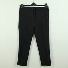 Laden Sie das Bild in den Galerie-Viewer, Second Hand TARA JARMON Hose Gr. 38 schwarz strukturiert Stoffhose (*)