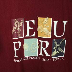 VINTAGE Souvenir T-Shirt "Peru" Gr. L