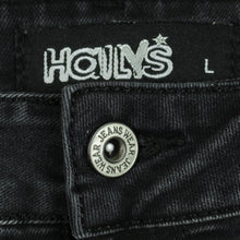 Laden Sie das Bild in den Galerie-Viewer, Second Hand HOLLYS Jeans Gr. L schwarz Mod: LG C JN Nadine (*)