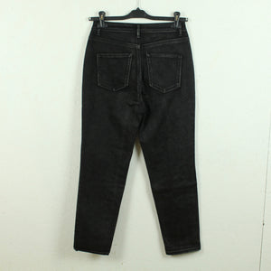 Second Hand EDITED Jeans Gr. 36 schwarz bestickt Perlen (*)