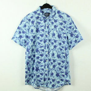 Second Hand TOPMAN Hemd Gr. L blau Hawaiihemd kurzarm (*)