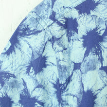 Laden Sie das Bild in den Galerie-Viewer, Second Hand TOPMAN Hemd Gr. L blau Hawaiihemd kurzarm (*)