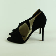 Laden Sie das Bild in den Galerie-Viewer, Second Hand KAREN MILLEN Pumps Gr. 38 schwarz Wildleder High Heels NEU(*)