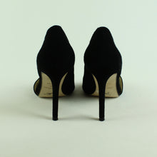 Laden Sie das Bild in den Galerie-Viewer, Second Hand KAREN MILLEN Pumps Gr. 38 schwarz Wildleder High Heels NEU(*)