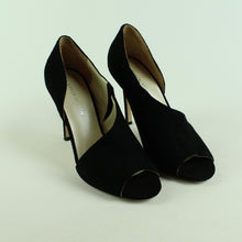 Laden Sie das Bild in den Galerie-Viewer, Second Hand KAREN MILLEN Pumps Gr. 38 schwarz Wildleder High Heels NEU(*)