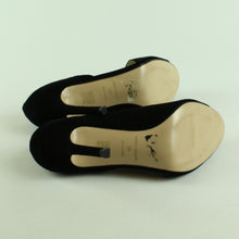 Laden Sie das Bild in den Galerie-Viewer, Second Hand KAREN MILLEN Pumps Gr. 38 schwarz Wildleder High Heels NEU(*)