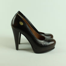 Laden Sie das Bild in den Galerie-Viewer, Second Hand ADOLFO DOMINGUEZ Pumps Gr. 39 braun High Heels NEU (*)