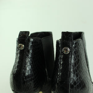 Second Hand MICHAEL KORS Ankle Boots Gr. 8 (38,5) schwarz High Heels (*)