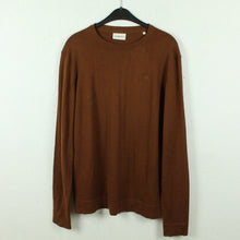 Laden Sie das Bild in den Galerie-Viewer, Second Hand J. LINDBERGH Pullover mit Wolle Gr. XL braun uni rundhals Strick (*)