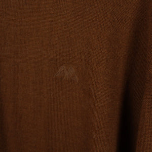 Second Hand J. LINDBERGH Pullover mit Wolle Gr. XL braun uni rundhals Strick (*)