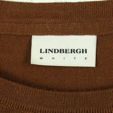 Laden Sie das Bild in den Galerie-Viewer, Second Hand J. LINDBERGH Pullover mit Wolle Gr. XL braun uni rundhals Strick (*)