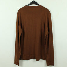 Laden Sie das Bild in den Galerie-Viewer, Second Hand J. LINDBERGH Pullover mit Wolle Gr. XL braun uni rundhals Strick (*)