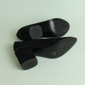 Second Hand COS Pumps Gr. 37 schwarz Wildleder (*)