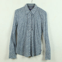 Laden Sie das Bild in den Galerie-Viewer, Second Hand MEXX Bluse Gr. 32 blau weiß gemustert (*)