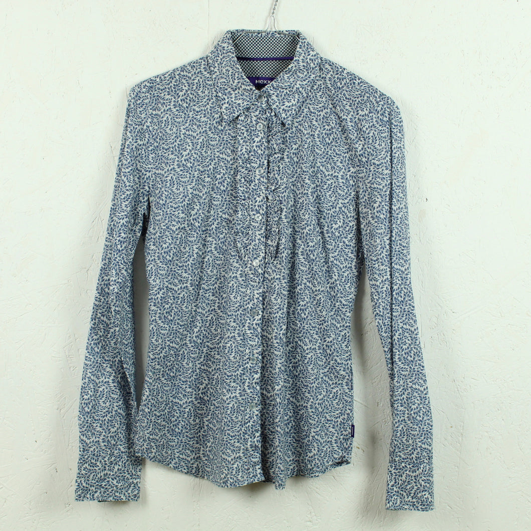 Second Hand MEXX Bluse Gr. 32 blau weiß gemustert (*)