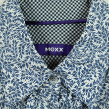 Laden Sie das Bild in den Galerie-Viewer, Second Hand MEXX Bluse Gr. 32 blau weiß gemustert (*)
