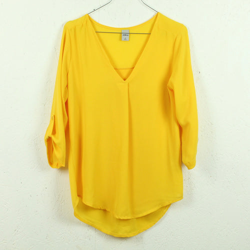 Second Hand ZEBRA Bluse Gr. S gelb 3/4-Arm (*)