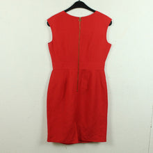 Laden Sie das Bild in den Galerie-Viewer, Second Hand CALVIN KLEIN Leinenkleid Gr. 40 rot Leinen Kleid Etuikleid (*)