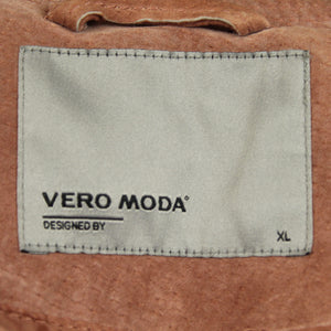 Second Hand VERO MODA Lederjacke Gr. XL braun Leder Jacke (*)