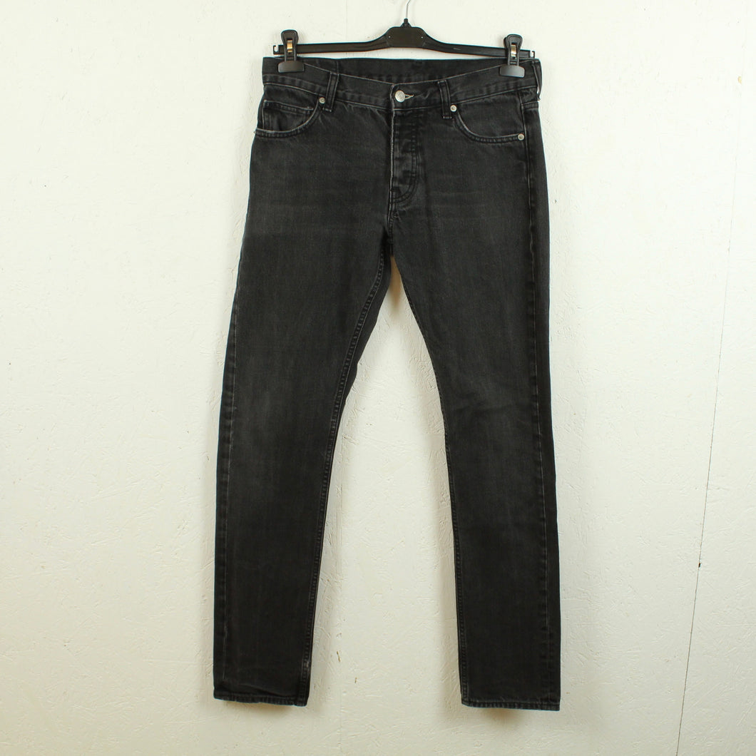 Second Hand WEEKDAY Jeans Gr. 30/34 schwarz Skinny (*)