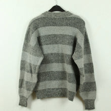 Laden Sie das Bild in den Galerie-Viewer, VINTAGE Pullover Gr. M grau gestreift