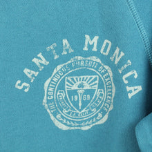 Laden Sie das Bild in den Galerie-Viewer, Second Hand GAP Sweatshirt Gr. S blau &quot;Santa Monica&quot; (*)