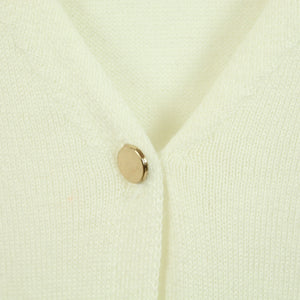 Second Hand PEACE N´LOVE Strickjacke Gr. M weiß Strick (*)