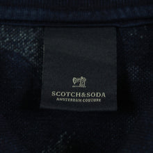 Laden Sie das Bild in den Galerie-Viewer, Second Hand SCOTCH &amp; SODA Poloshirt Gr. S blau mehrfarbig Palmen (*)